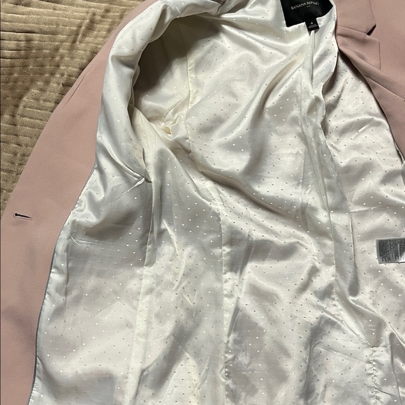 Banana Republic Light Blush Pink Single-Button Blazer - Picture 5 of 6